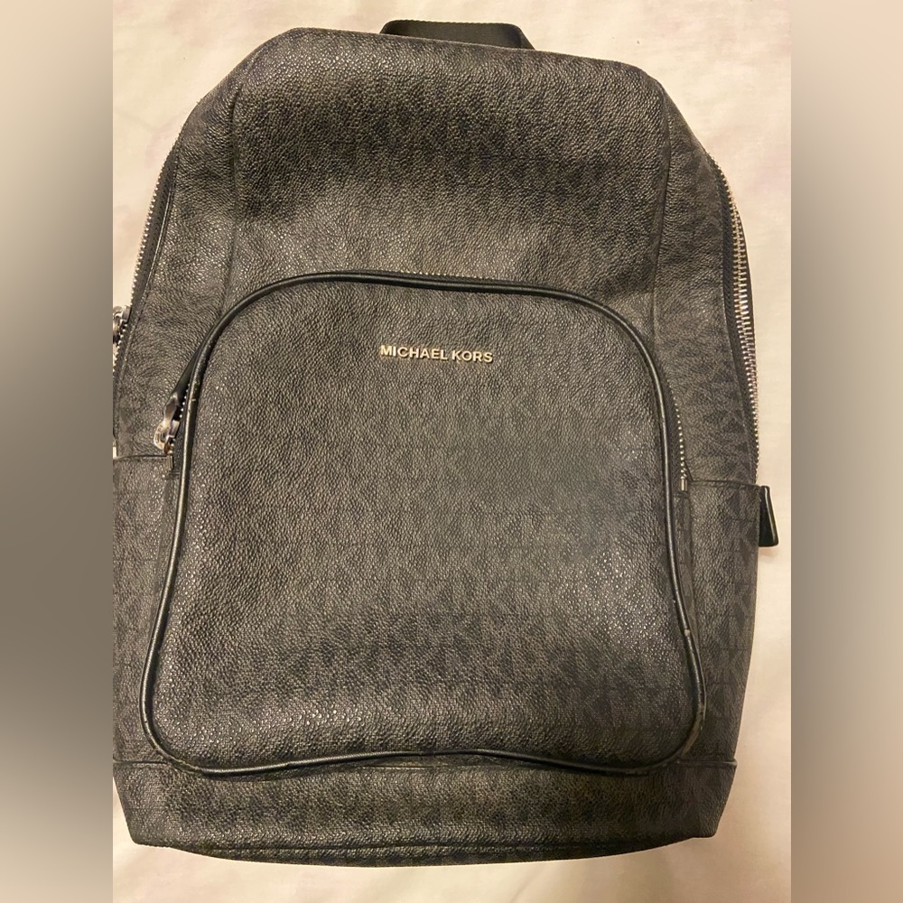 Authentic Michael Kors Brand Gray Backpack